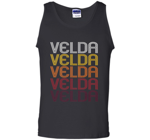 Velda Retro Wordmark Pattern - Vintage Style T-shirt