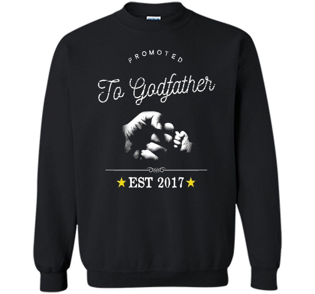 Promoted to Godfather TShirt New To Be Expecting Top Retro