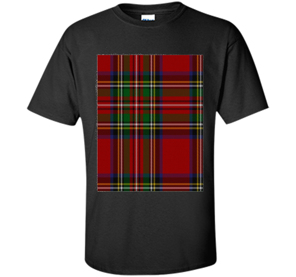 Royal Stewart Tartan T-Shirt Queen Elizabeth II Punk