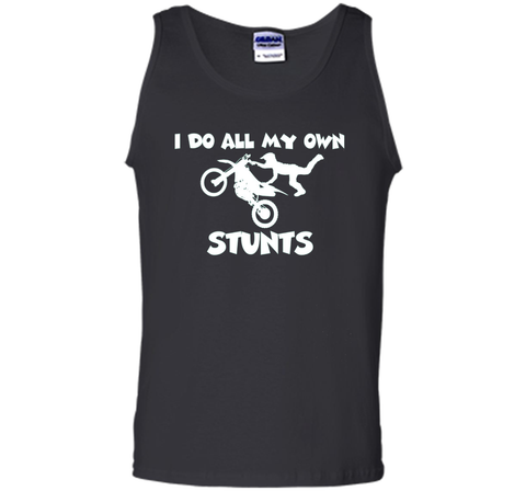 I Do All My Own Stunts Shirt With Flying Motorcycle