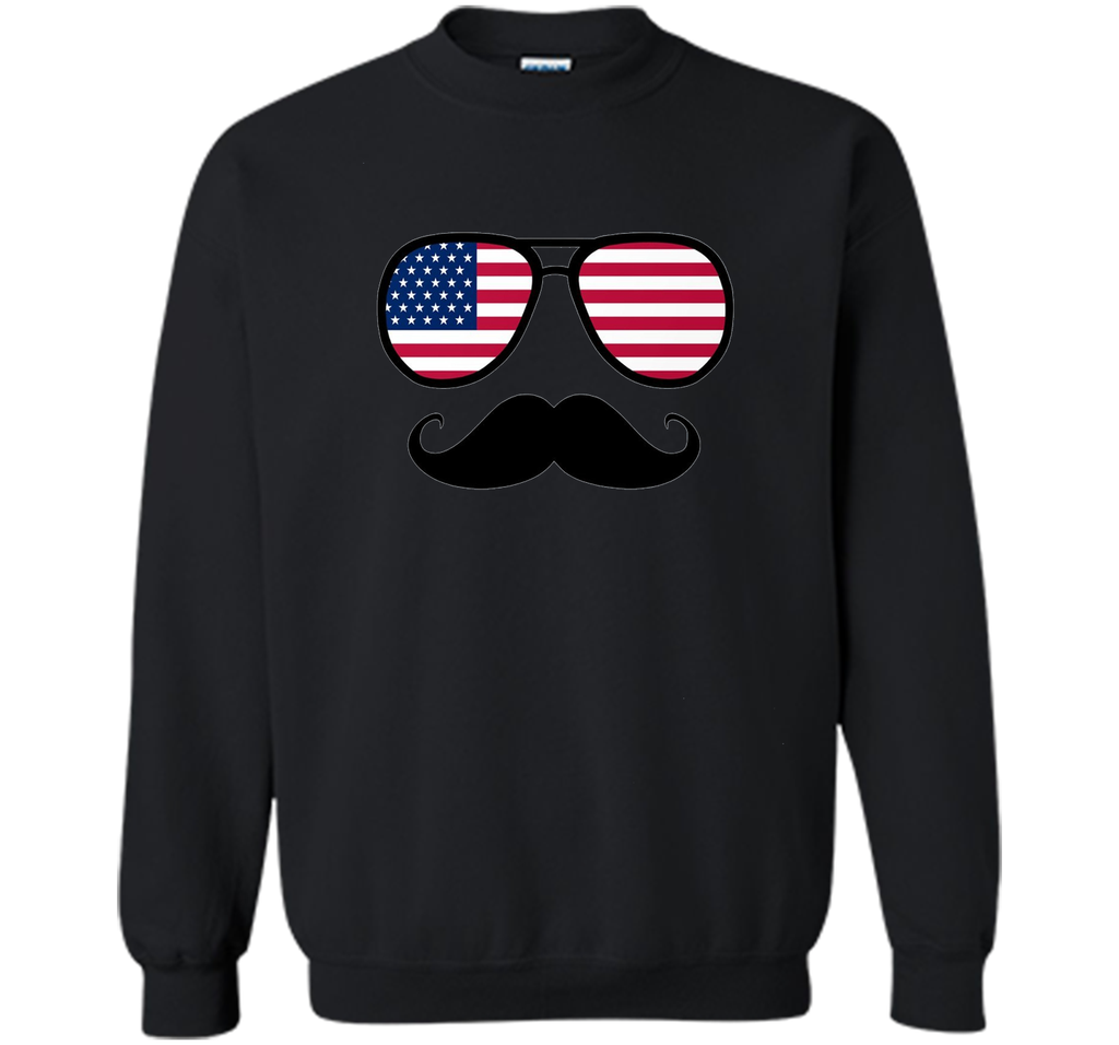 Funny Glasses Flag Shirt 4th of July for Men Women Kids