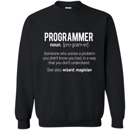 Funny Programmer Meaning T-Shirt - Programmer Noun Defintion
