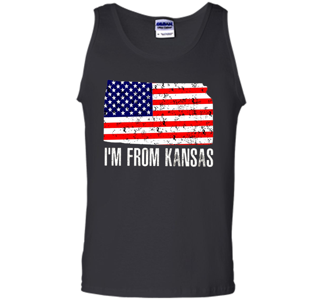Proud of Kansa-US flag Independence day Tshirt