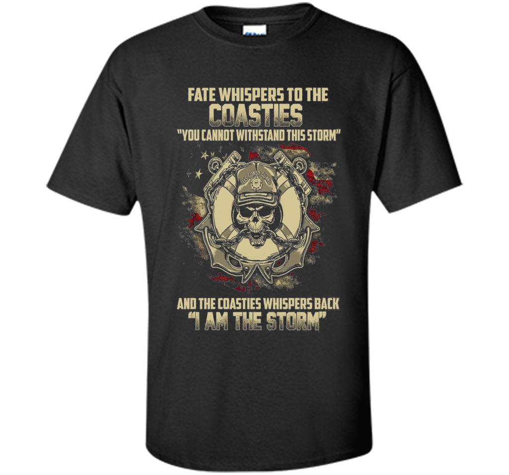 Fate whispers to the coasties special coast guard tshirt shirt