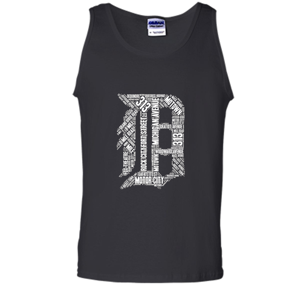 Detroit T Shirt Graphic D