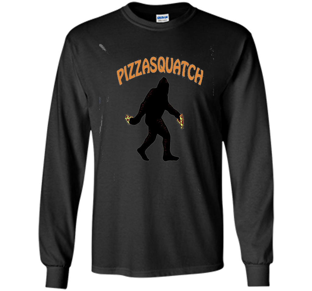 Pizza Sasquatch Bigfoot funny t-shirt gift t-shirt