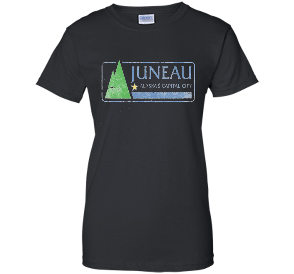 City Flag of Juneau Alaska Travel T Shirt