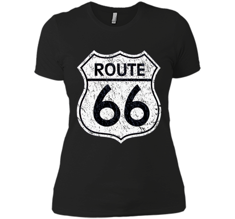 Historical Route 66 Distressed Vintage Look T Shirt