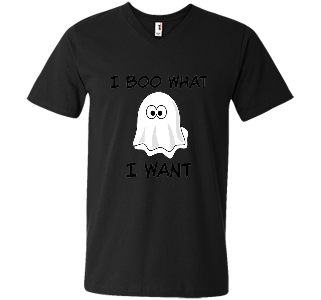 Funny Halloween T Shirt, ghost pun, I BOO What I want shirt