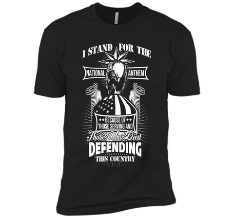 I Stand For The National Anthem veteran t shirts