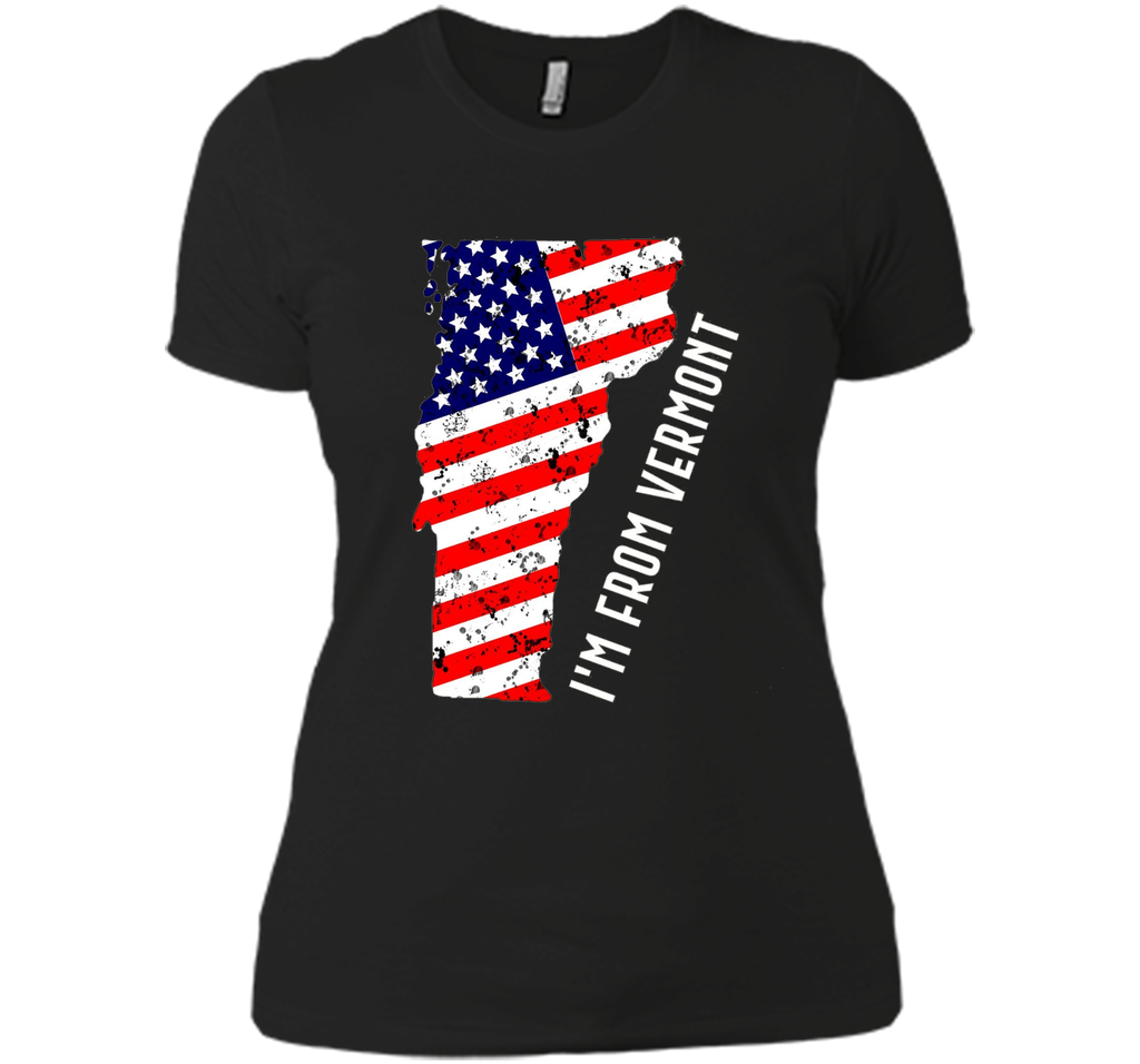 Proud of Vermont USA flag Independence day Tshirt