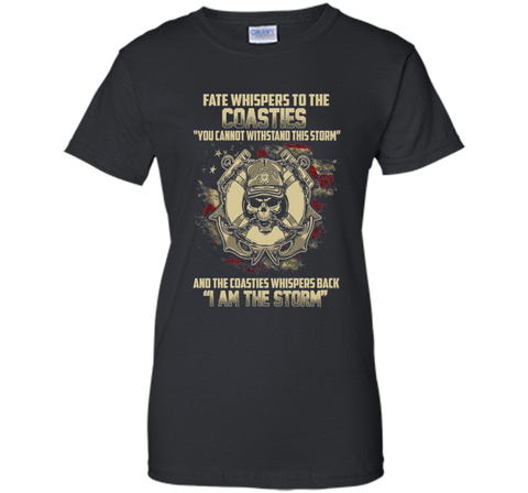 Fate whispers to the coasties special coast guard tshirt shirt