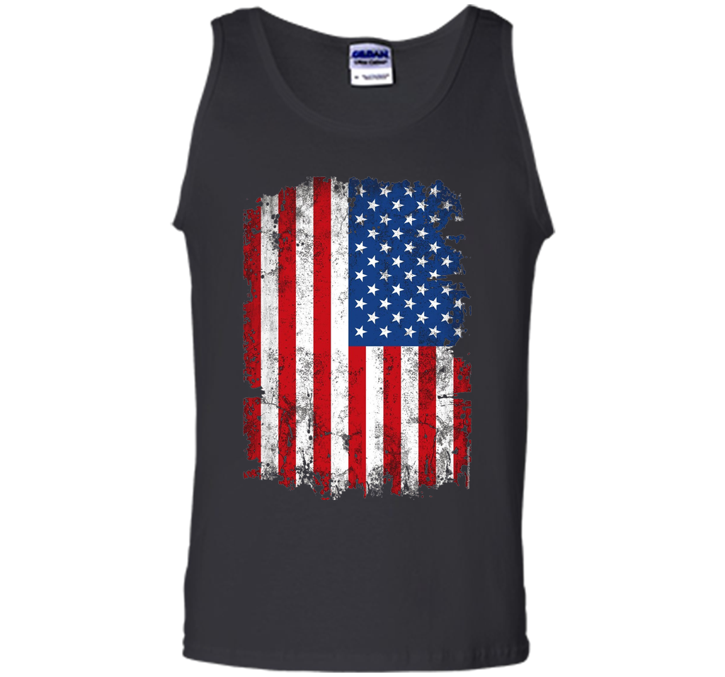 Vintage Patriotic American Flag 4th of July Family T-Shirt