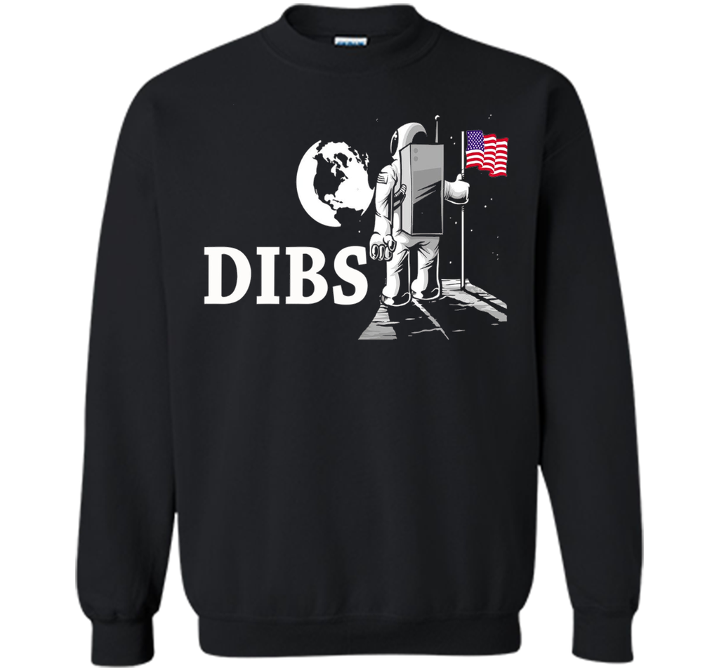 July 4th Dibs USA Flag On Moon Astronaut Space T-Shirt