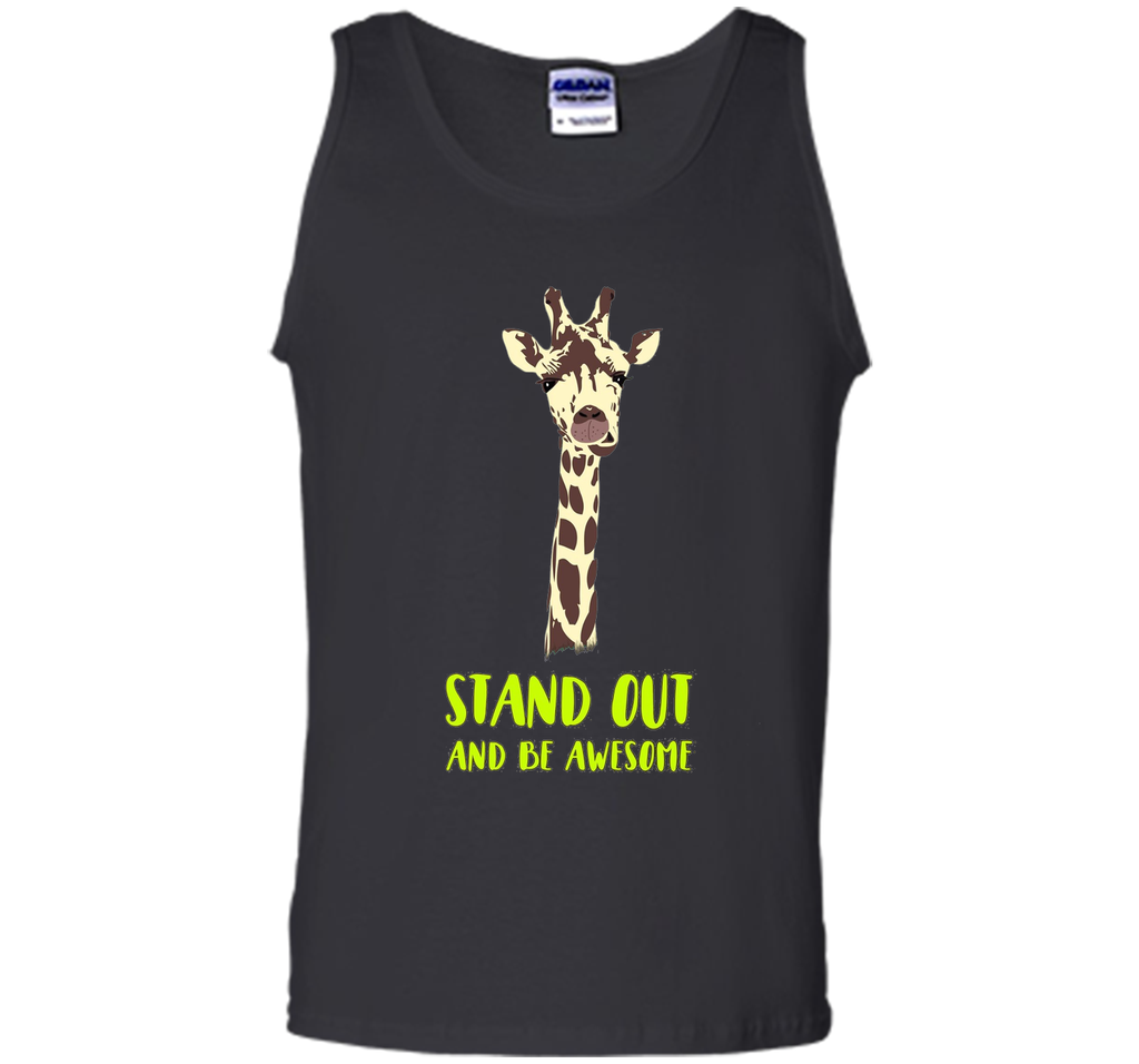 Giraffe stand out funny humor nerd geek hipster T-shirt