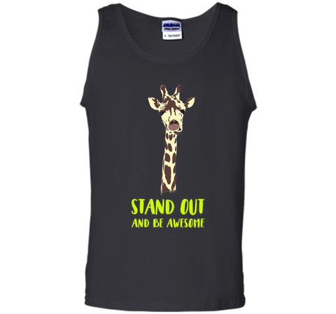Giraffe stand out funny humor nerd geek hipster T-shirt