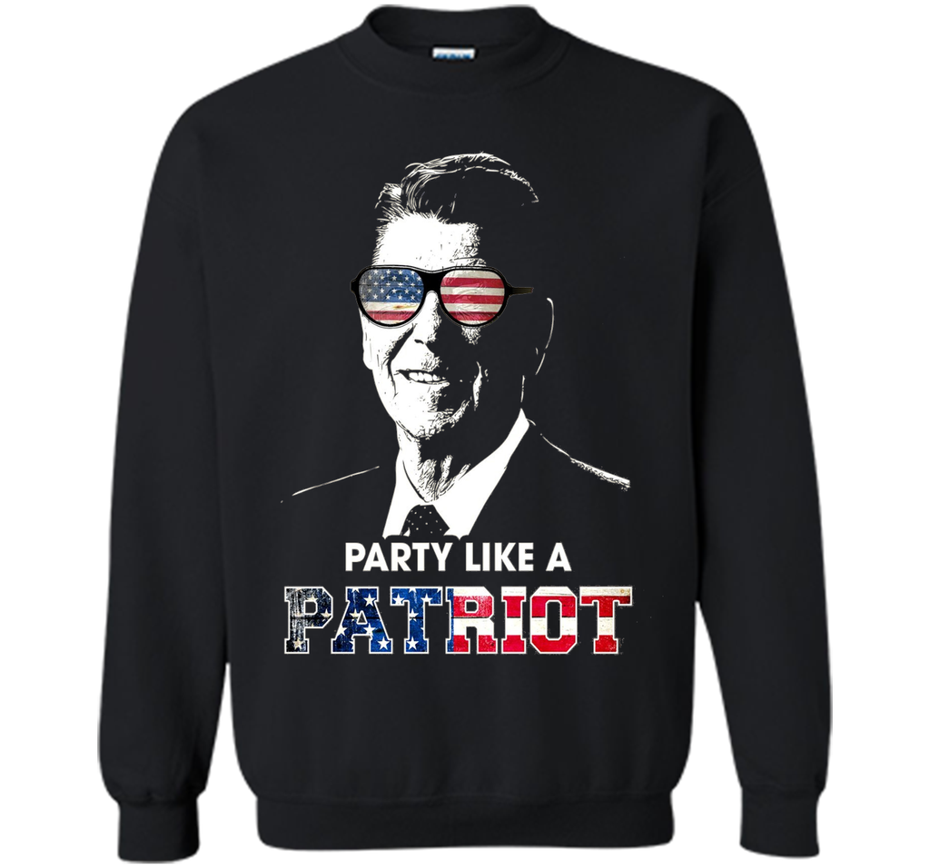 Party Shirt Like A Patriot Reagan USA Pride vintage