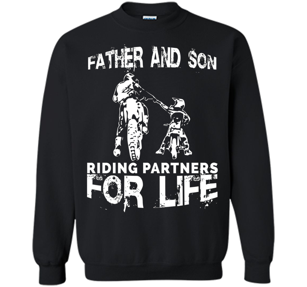 Father And Son Riding Partners For Life T-shirt Dads Sons