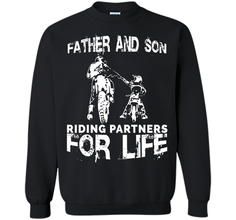 Father And Son Riding Partners For Life T-shirt Dads Sons