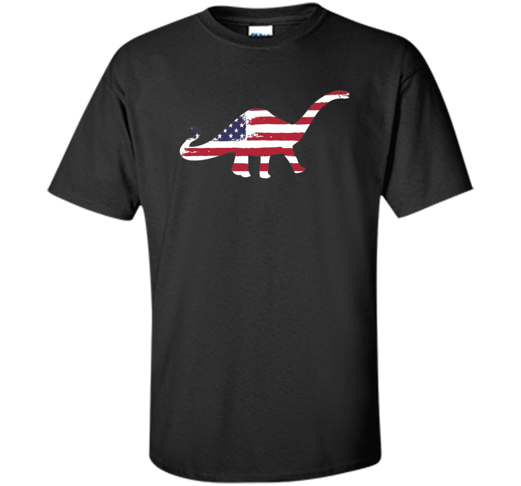 USA Dinosaur American Flag 4th of July T Shirt