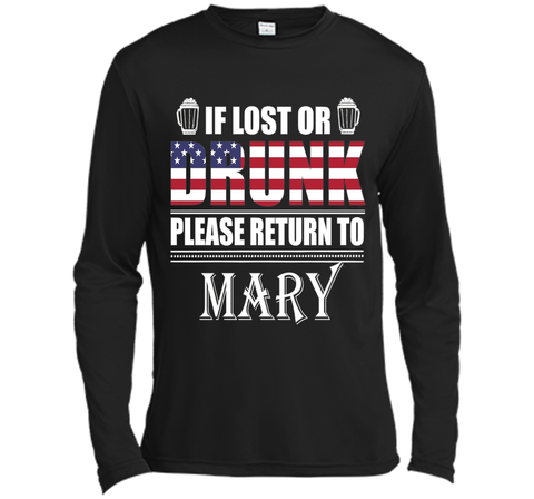 If Lost Or Drunk Please Return To Mary T-Shirt- Beer Shirt