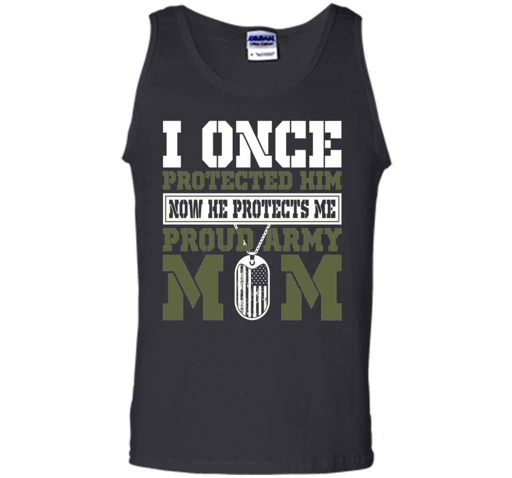 I Once Protected Him He Protects Me Proud Army Mom TShirt