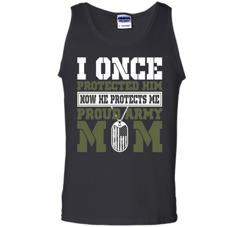 I Once Protected Him He Protects Me Proud Army Mom TShirt