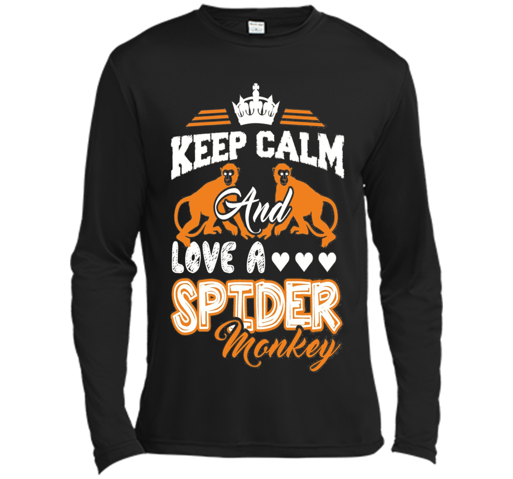 Spider Monkey Shirt - Keep Calm And Love A Spider Monkey Tee