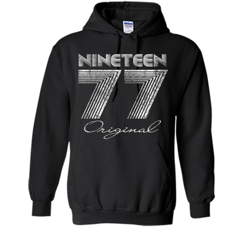 Vintage Nineteen 77 Original 40th Birthday 1977 T-Shirt