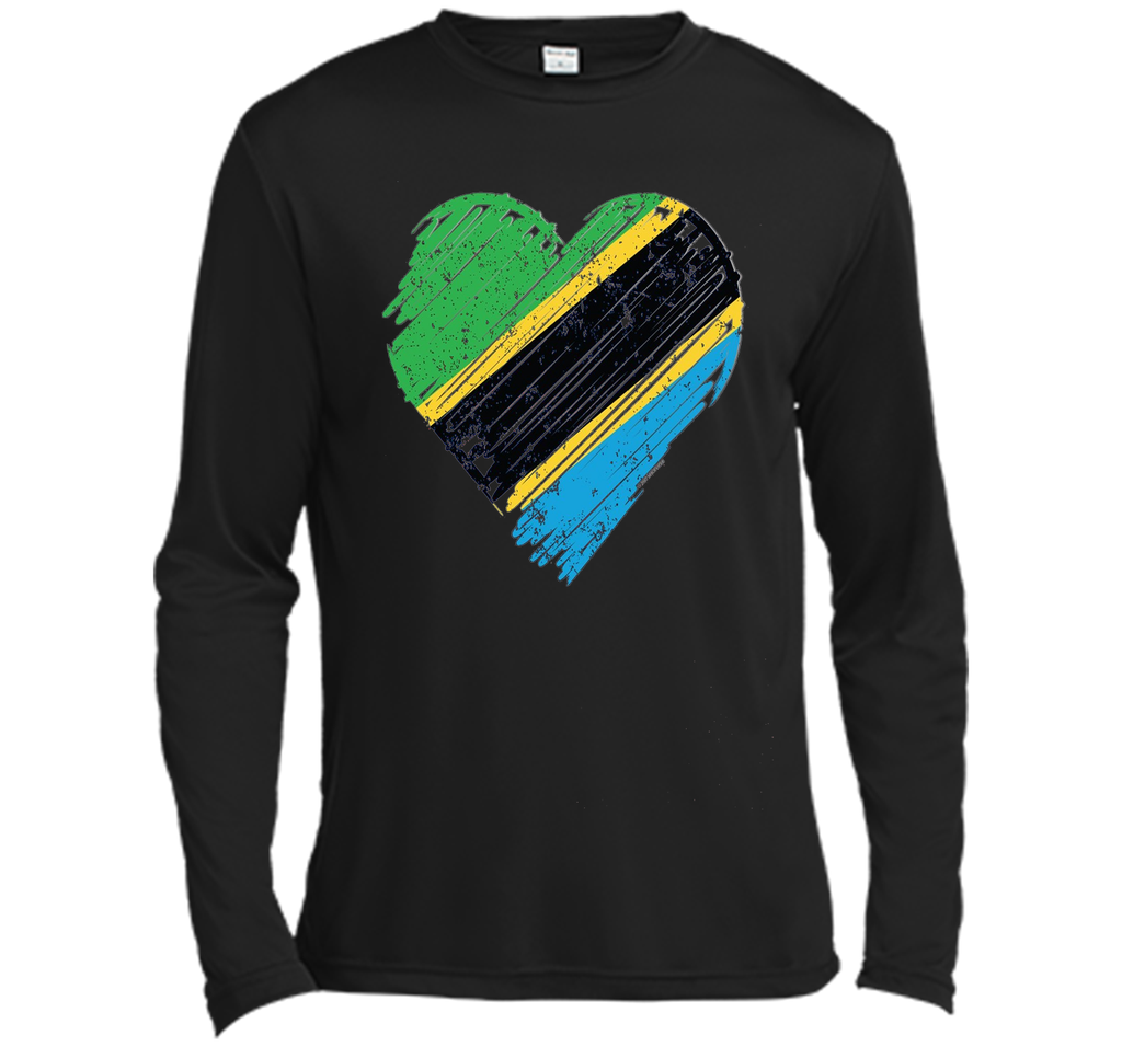 Tanzania Flag Shirt Heart Flag Of Tanzania T Shirt