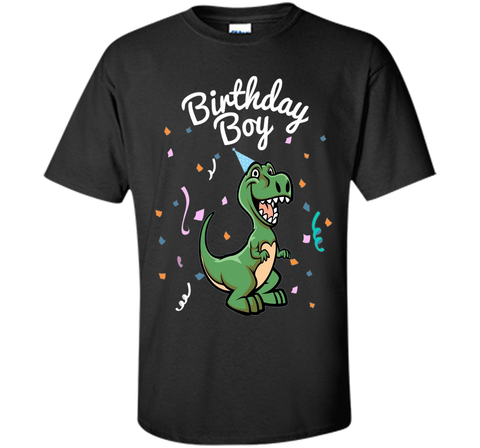 Birthday Dino T-rex T-shirt Dinosaur Boy Kids Party Tees
