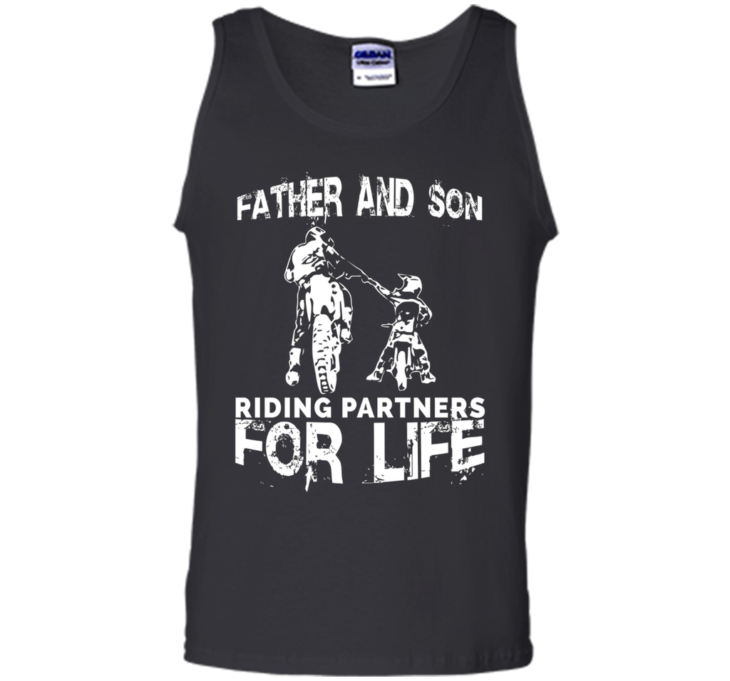 Father And Son Riding Partners For Life T-shirt Dads Sons