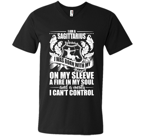 I'm A Sagittarius Woman With My Heart On My Sleeve T-shirt