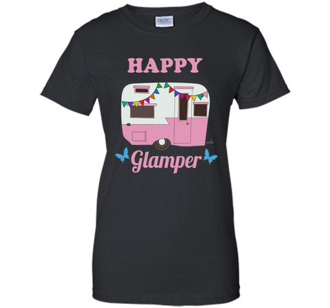 Happy Glamper - Glamping, Camping T-Shirt