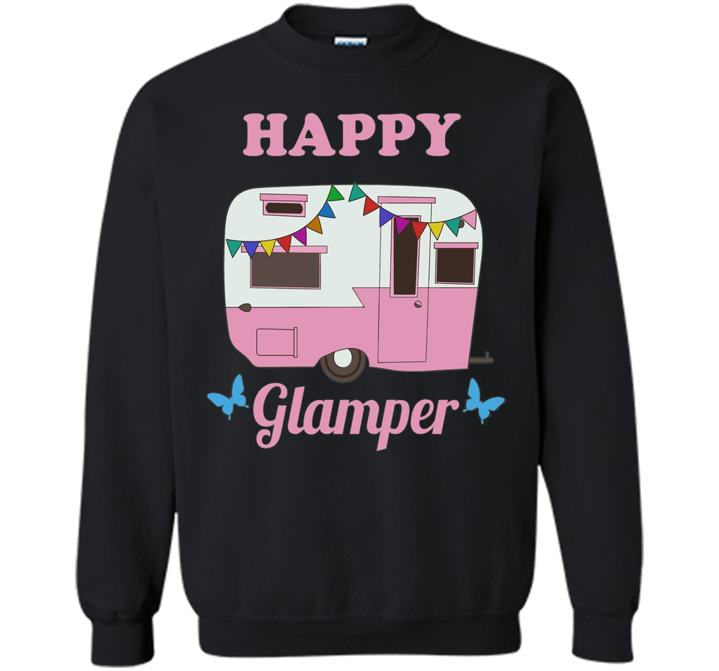 Happy Glamper - Glamping, Camping T-Shirt