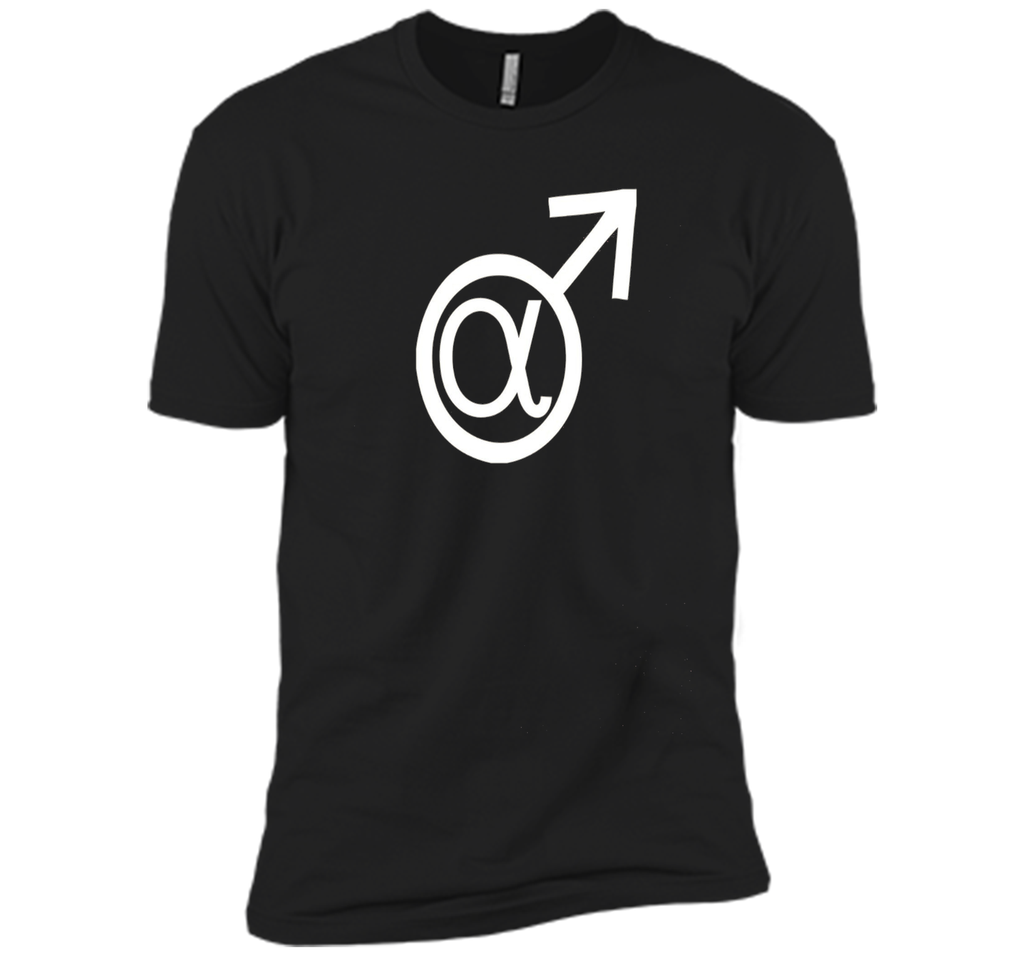 Alpha Male Symbols - Funny symbolic T-shirt for alpha males