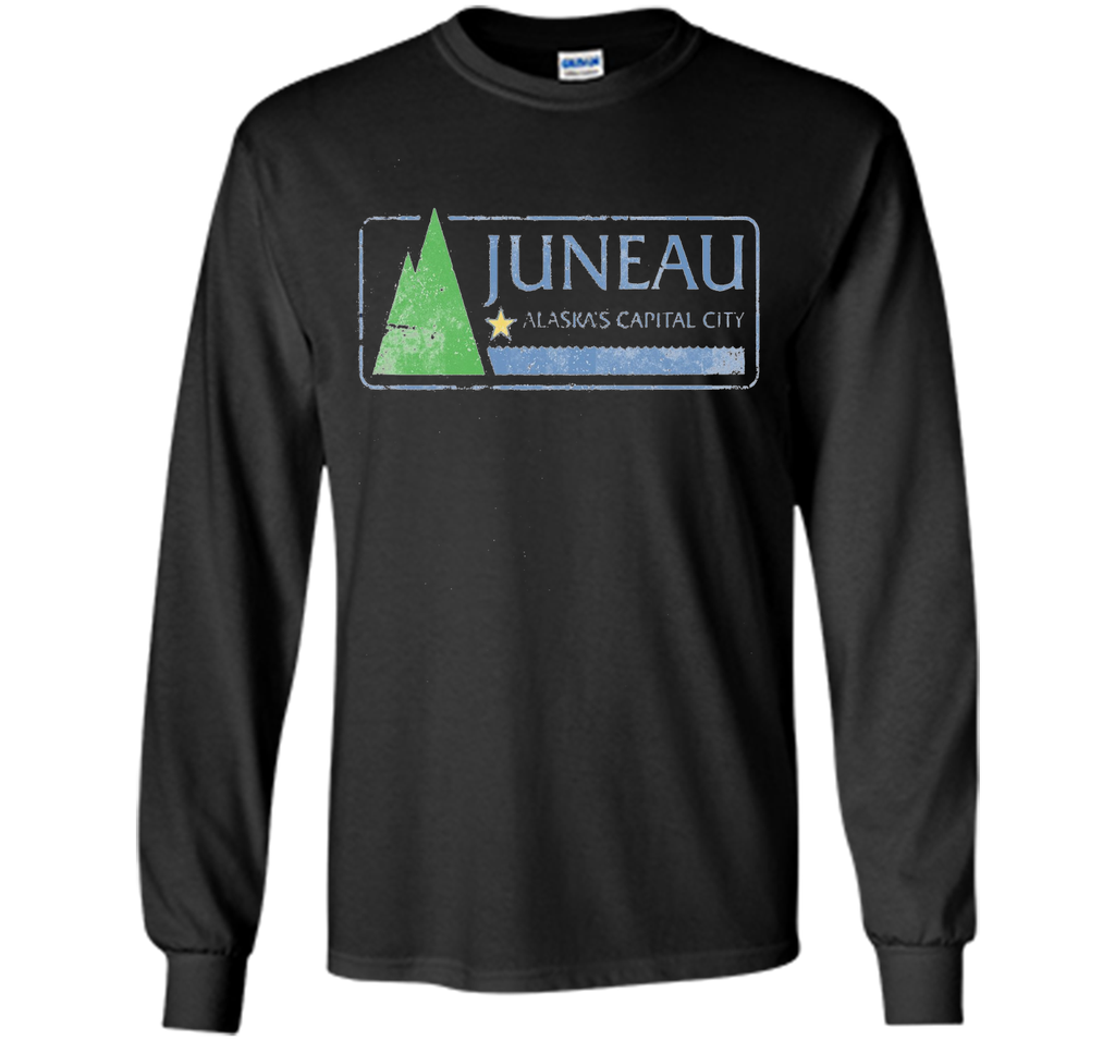 City Flag of Juneau Alaska Travel T Shirt