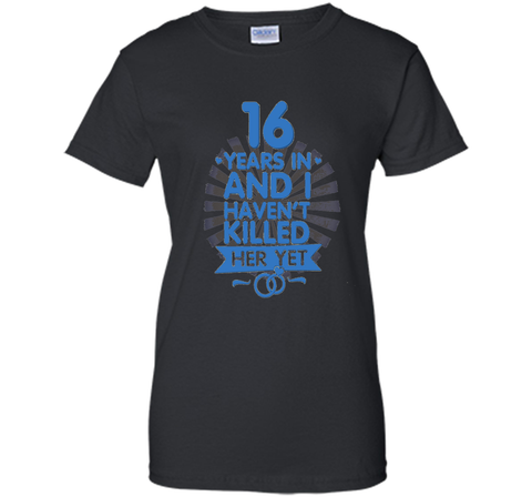 16 Years of Marriage Shirt 16th Anniversary Gift for Husband