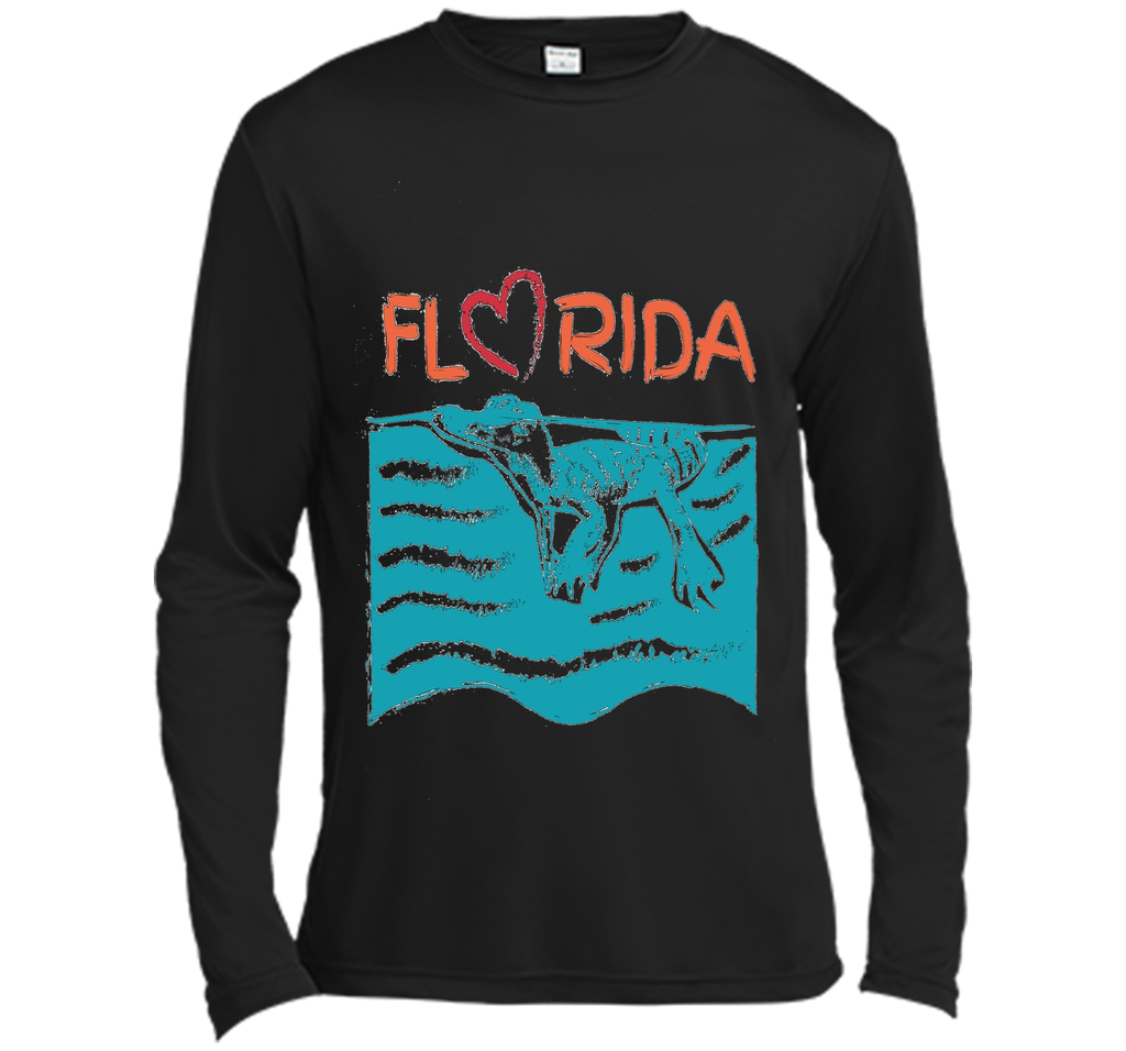Florida Swimming Alligator Souvenir T-shirt