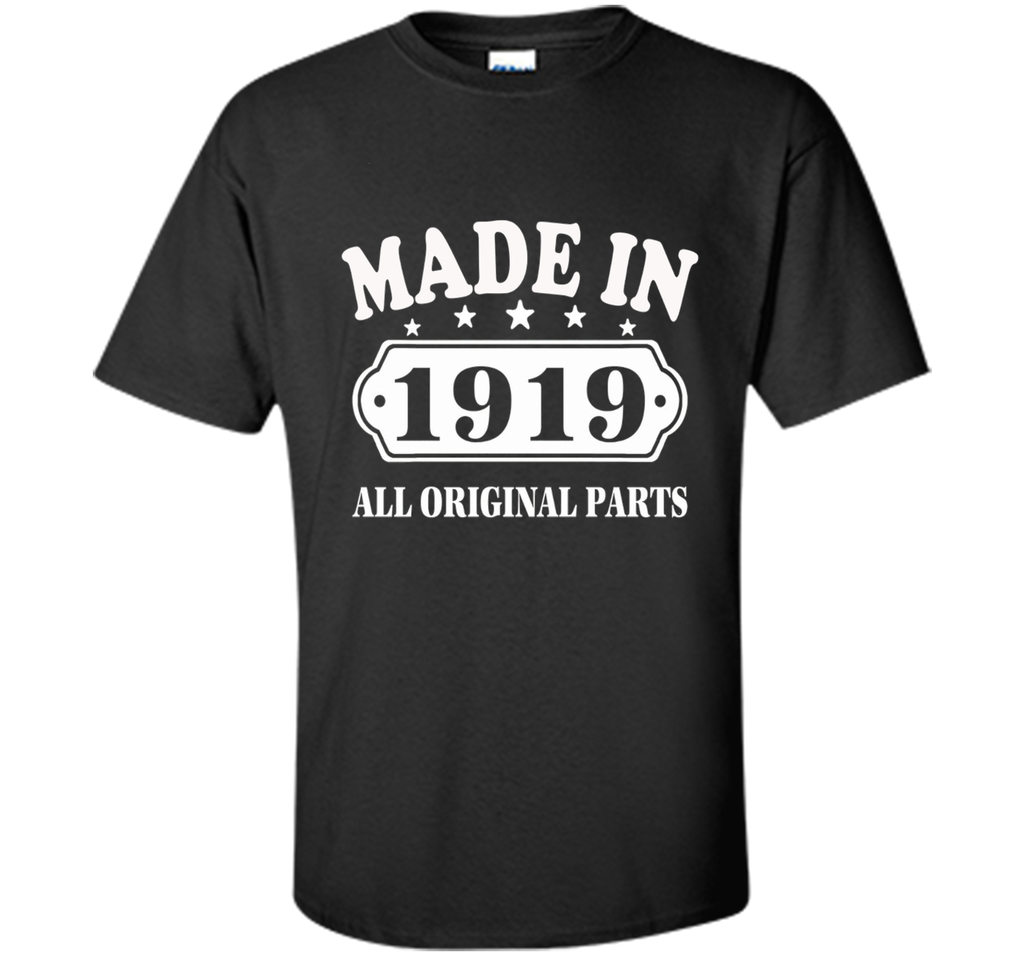 98 Birthday T-Shirt Vintage Made in 1919 ideas Man Shirt