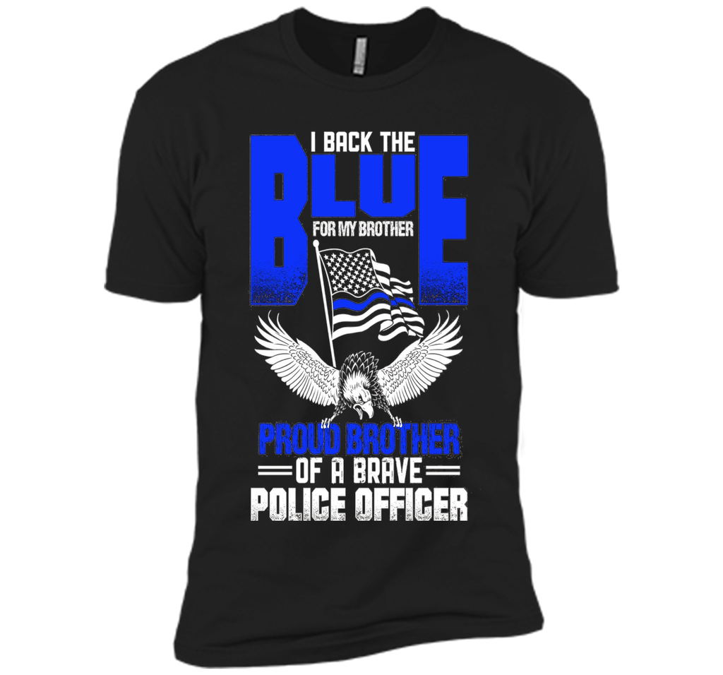 Police Brother - Proud Brother of a Cop t-shirt