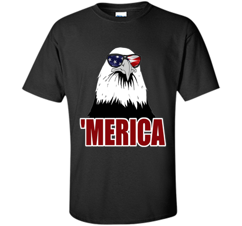 'Merica Patriotic Bald Eagle Graphic T-Shirt