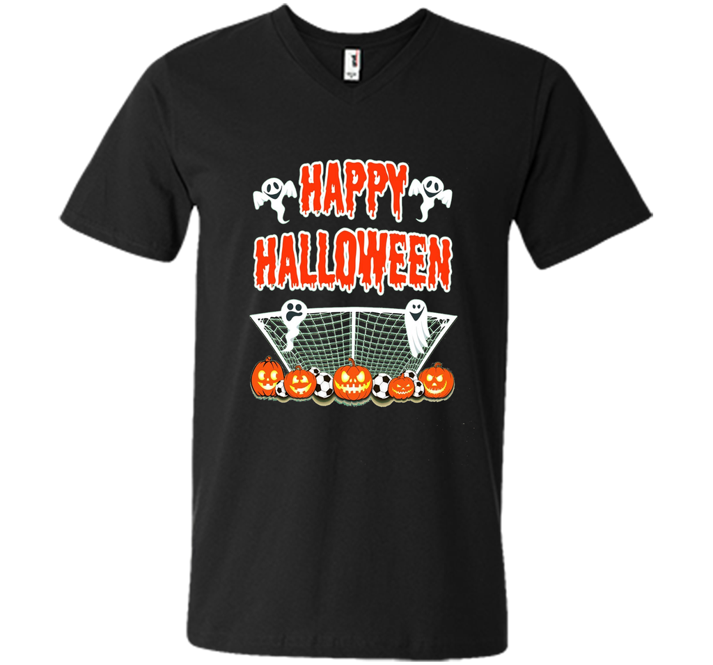 Soccer Halloween Pumpkin Ghost T-Shirt Happy Halloween cool shirt