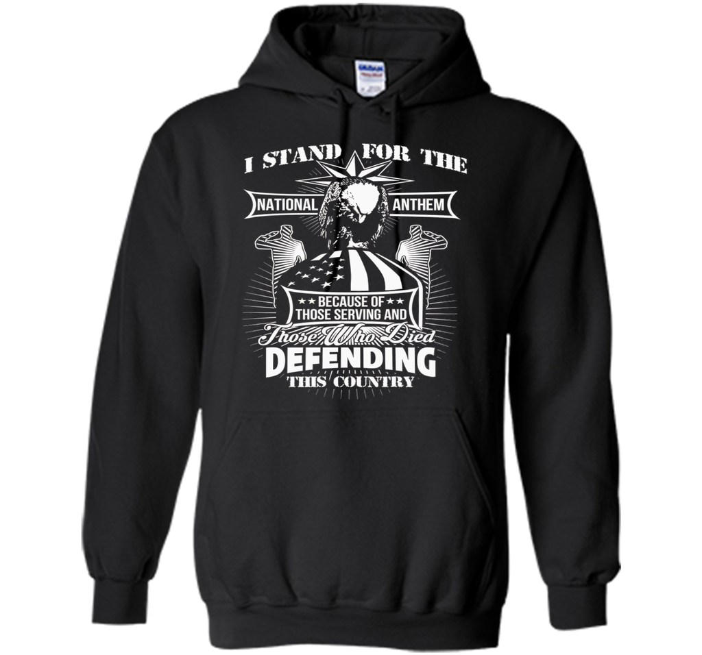 I Stand For The National Anthem veteran t shirts