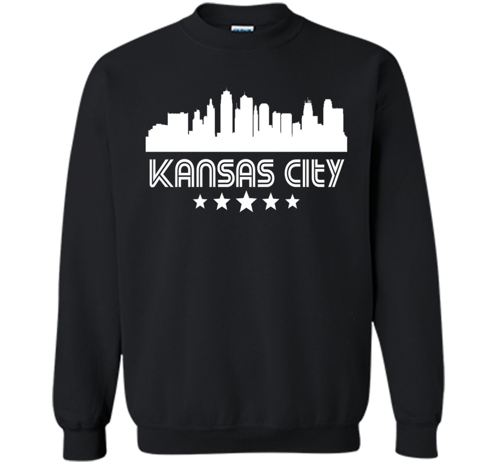 Kansas City Missouri Skyline Retro Style T-Shirt
