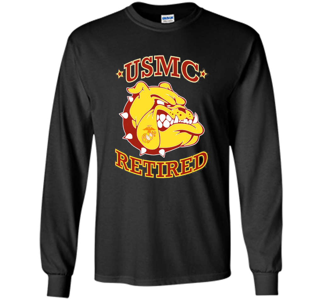 RETIRED US MARINE BULLDOG Tshirt