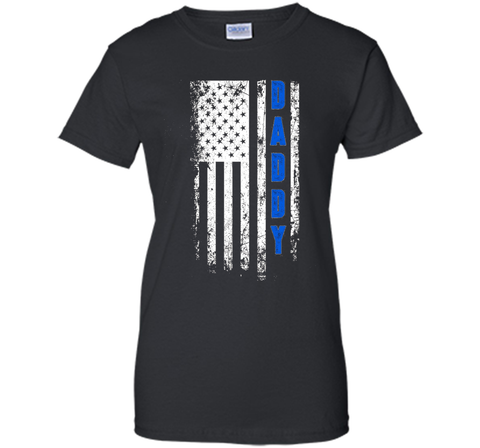 Father's Day t-Shirt - America Daddy Flag Blue
