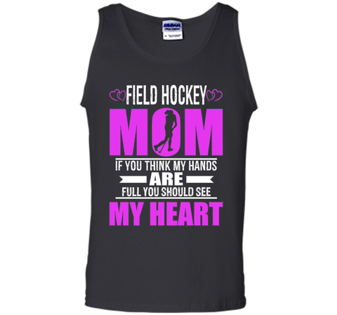 Field Hockey Moms Full Heart Mothers Day T-Shirt