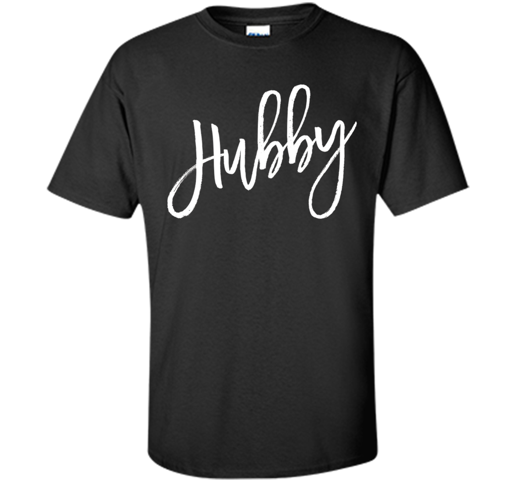 Mens Elegant Bachelor Party Shirt Hubby Black