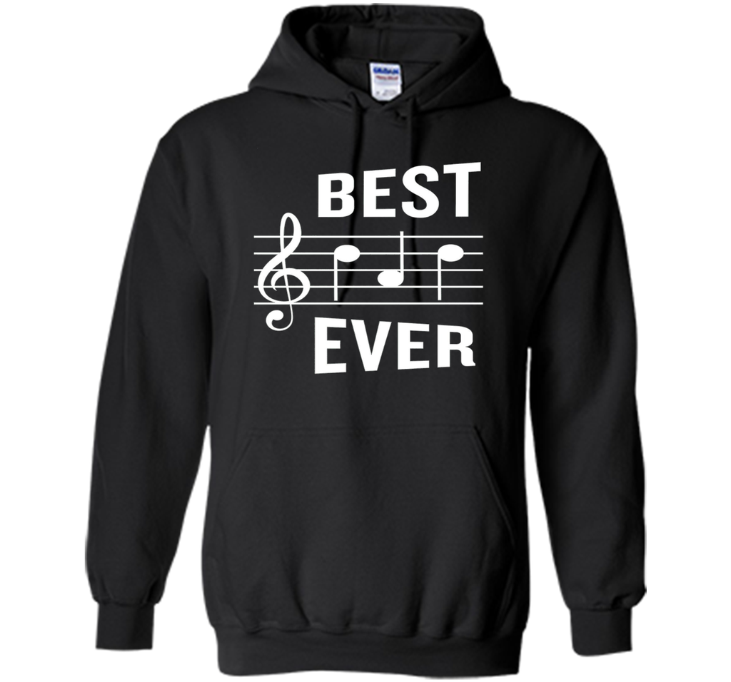 Best Dad Ever T-Shirt Funny Music Note Father's Gift